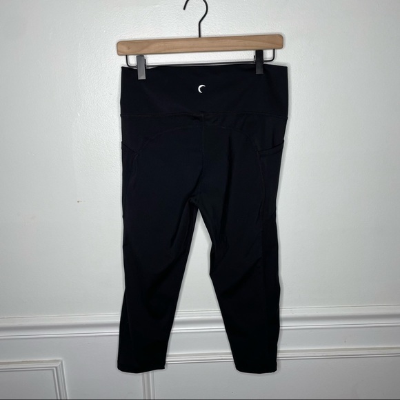 Zyia Active Brilliant Side Pocket Cropped 25" Black Legging Womens 14-16 - Picture 5 of 8